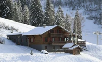 LUXURY MOUNTAIN CHALET LOCATED DIRECTLY ON A SKI SLOPE